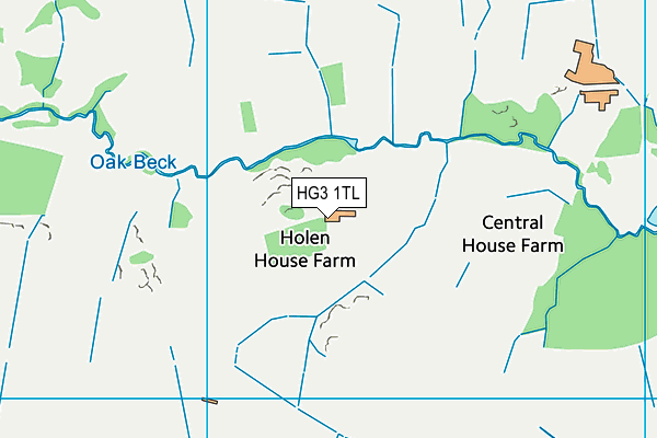 HG3 1TL map - OS VectorMap District (Ordnance Survey) HG3 1TL map - OS VectorMap District (Ordnance Survey)