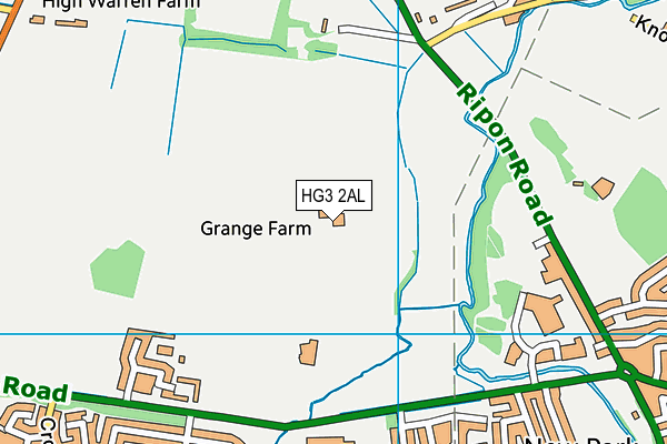 HG3 2AL map - OS VectorMap District (Ordnance Survey) HG3 2AL map - OS VectorMap District (Ordnance Survey)