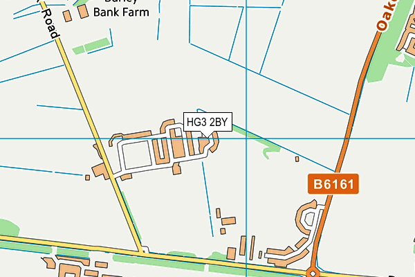 HG3 2BY map - OS VectorMap District (Ordnance Survey) HG3 2BY map - OS VectorMap District (Ordnance Survey)