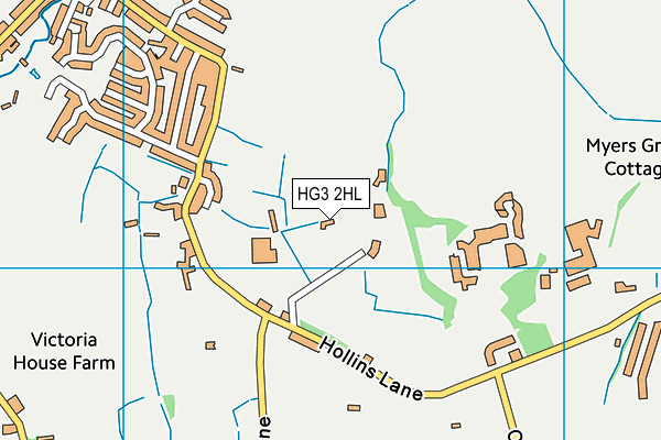 HG3 2HL map - OS VectorMap District (Ordnance Survey) HG3 2HL map - OS VectorMap District (Ordnance Survey)