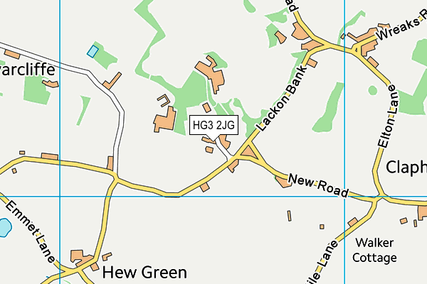 HG3 2JG map - OS VectorMap District (Ordnance Survey) HG3 2JG map - OS VectorMap District (Ordnance Survey)