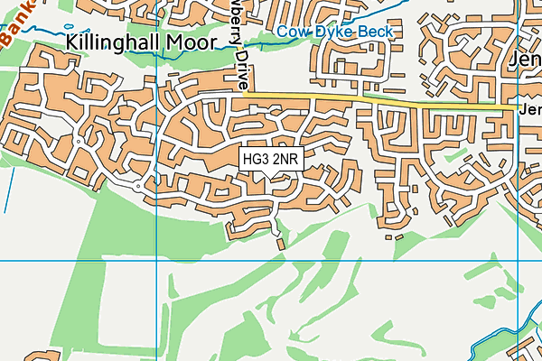 HG3 2NR map - OS VectorMap District (Ordnance Survey) HG3 2NR map - OS VectorMap District (Ordnance Survey)