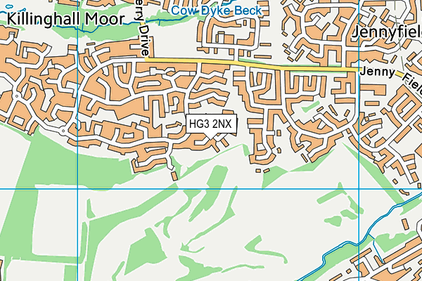 HG3 2NX map - OS VectorMap District (Ordnance Survey) HG3 2NX map - OS VectorMap District (Ordnance Survey)