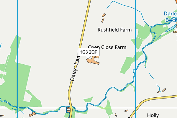 HG3 2QP map - OS VectorMap District (Ordnance Survey) HG3 2QP map - OS VectorMap District (Ordnance Survey)