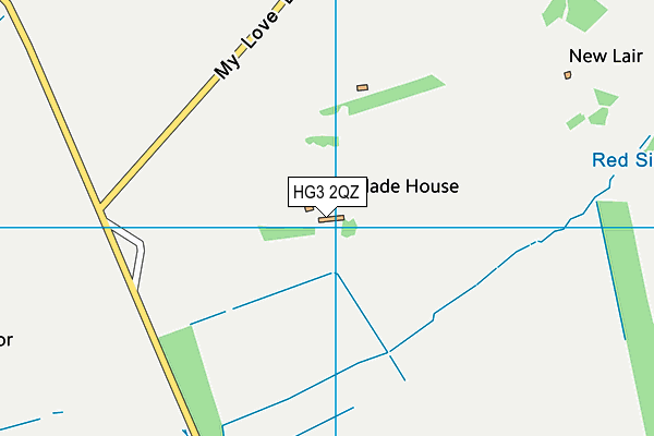 HG3 2QZ map - OS VectorMap District (Ordnance Survey) HG3 2QZ map - OS VectorMap District (Ordnance Survey)