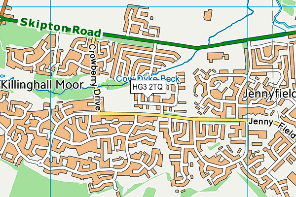 HG3 2TQ map - OS VectorMap District (Ordnance Survey) HG3 2TQ map - OS VectorMap District (Ordnance Survey)