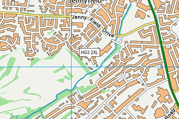 HG3 2XL map - OS VectorMap District (Ordnance Survey) HG3 2XL map - OS VectorMap District (Ordnance Survey)