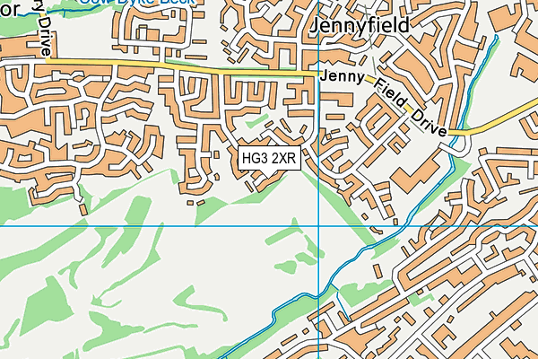 HG3 2XR map - OS VectorMap District (Ordnance Survey) HG3 2XR map - OS VectorMap District (Ordnance Survey)