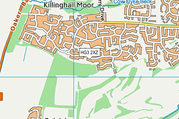 HG3 2XZ map - OS VectorMap District (Ordnance Survey) HG3 2XZ map - OS VectorMap District (Ordnance Survey)