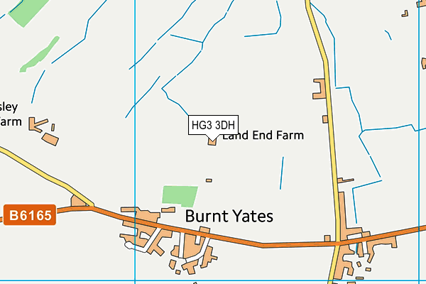 HG3 3DH map - OS VectorMap District (Ordnance Survey) HG3 3DH map - OS VectorMap District (Ordnance Survey)