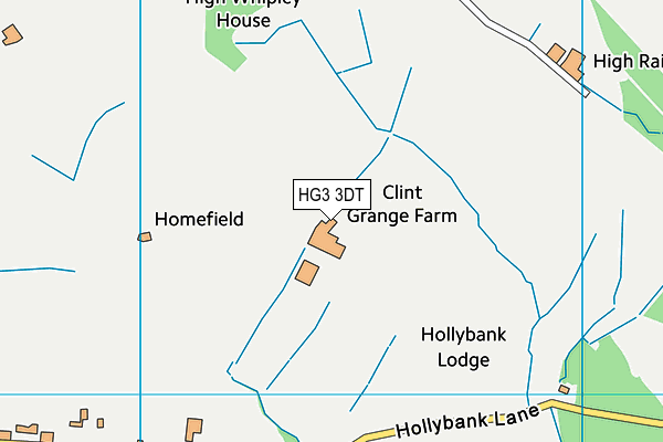 HG3 3DT map - OS VectorMap District (Ordnance Survey) HG3 3DT map - OS VectorMap District (Ordnance Survey)