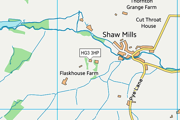 HG3 3HP map - OS VectorMap District (Ordnance Survey) HG3 3HP map - OS VectorMap District (Ordnance Survey)
