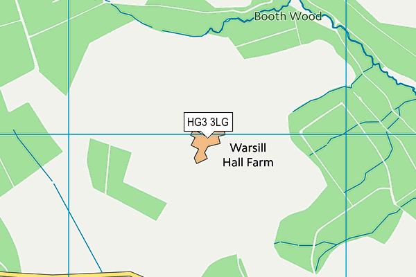 HG3 3LG map - OS VectorMap District (Ordnance Survey) HG3 3LG map - OS VectorMap District (Ordnance Survey)
