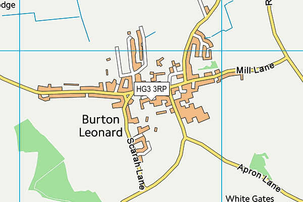 HG3 3RP map - OS VectorMap District (Ordnance Survey) HG3 3RP map - OS VectorMap District (Ordnance Survey)