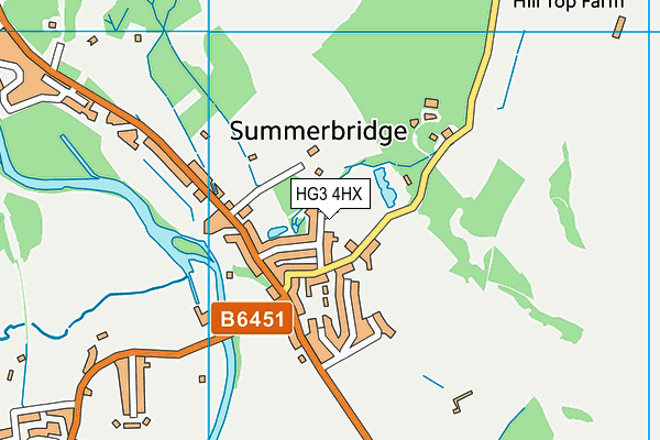HG3 4HX map - OS VectorMap District (Ordnance Survey) HG3 4HX map - OS VectorMap District (Ordnance Survey)