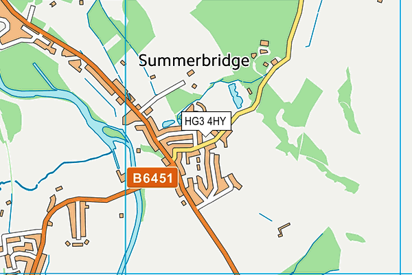 HG3 4HY map - OS VectorMap District (Ordnance Survey) HG3 4HY map - OS VectorMap District (Ordnance Survey)