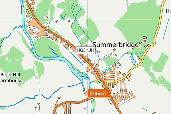 HG3 4JH map - OS VectorMap District (Ordnance Survey) HG3 4JH map - OS VectorMap District (Ordnance Survey)
