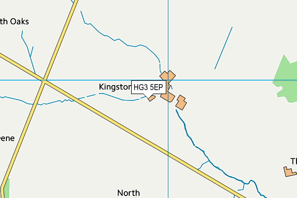 HG3 5EP map - OS VectorMap District (Ordnance Survey)