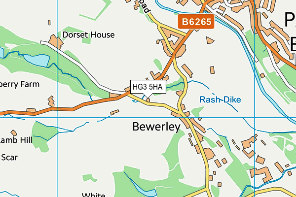 HG3 5HA map - OS VectorMap District (Ordnance Survey) HG3 5HA map - OS VectorMap District (Ordnance Survey)