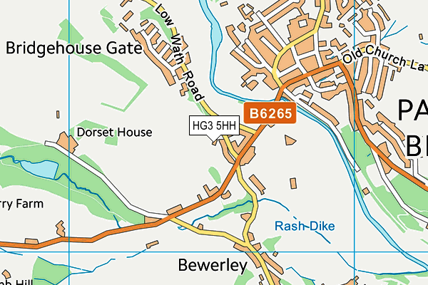 HG3 5HH map - OS VectorMap District (Ordnance Survey) HG3 5HH map - OS VectorMap District (Ordnance Survey)