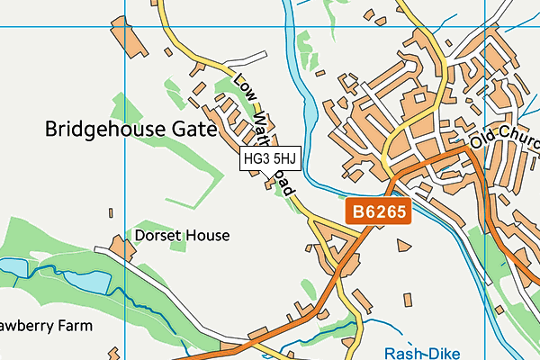HG3 5HJ map - OS VectorMap District (Ordnance Survey) HG3 5HJ map - OS VectorMap District (Ordnance Survey)