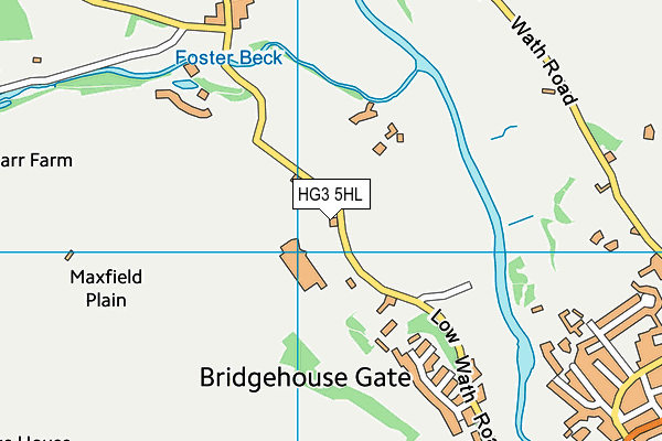 HG3 5HL map - OS VectorMap District (Ordnance Survey) HG3 5HL map - OS VectorMap District (Ordnance Survey)
