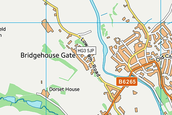 HG3 5JP map - OS VectorMap District (Ordnance Survey) HG3 5JP map - OS VectorMap District (Ordnance Survey)