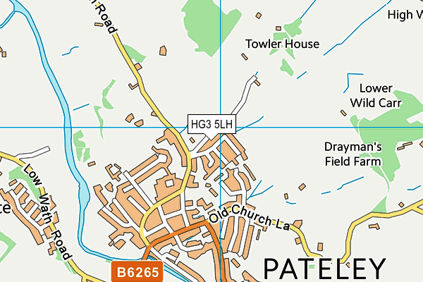 HG3 5LH map - OS VectorMap District (Ordnance Survey) HG3 5LH map - OS VectorMap District (Ordnance Survey)