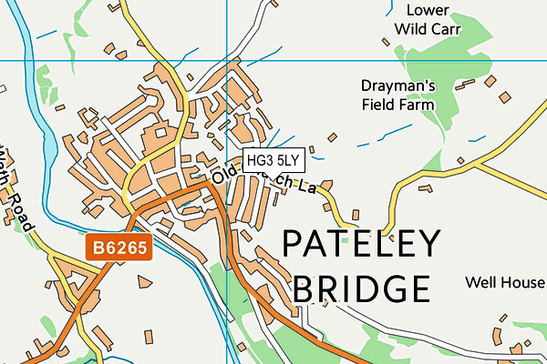 HG3 5LY map - OS VectorMap District (Ordnance Survey) HG3 5LY map - OS VectorMap District (Ordnance Survey)