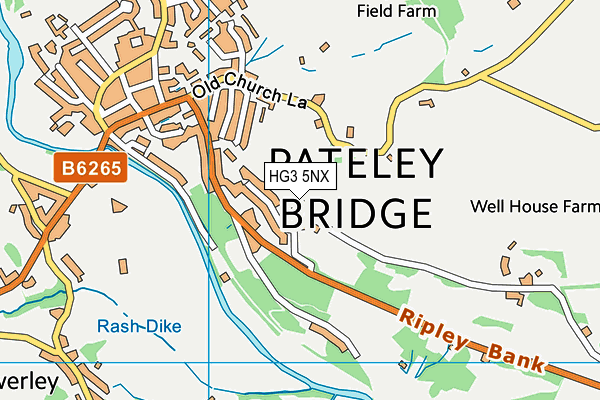 HG3 5NX map - OS VectorMap District (Ordnance Survey) HG3 5NX map - OS VectorMap District (Ordnance Survey)