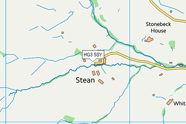 HG3 5SY map - OS VectorMap District (Ordnance Survey) HG3 5SY map - OS VectorMap District (Ordnance Survey)