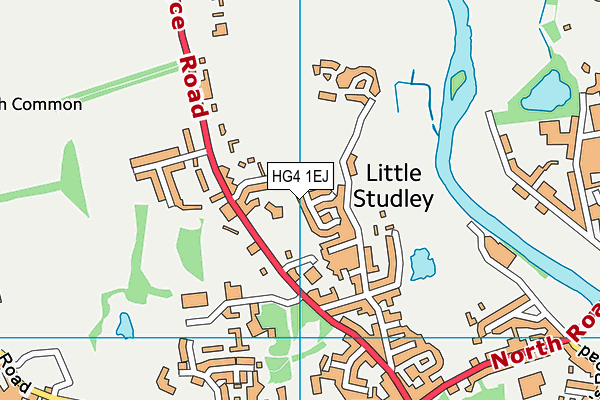 HG4 1EJ map - OS VectorMap District (Ordnance Survey)