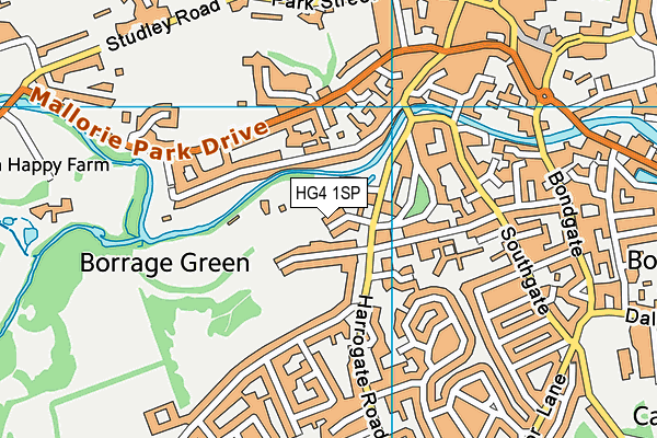 HG4 1SP map - OS VectorMap District (Ordnance Survey) HG4 1SP map - OS VectorMap District (Ordnance Survey)