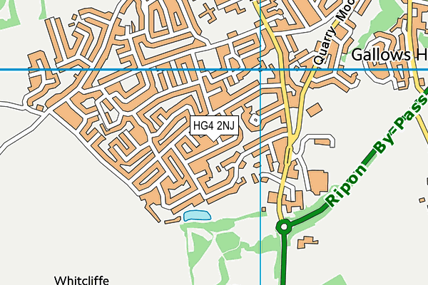 HG4 2NJ map - OS VectorMap District (Ordnance Survey) HG4 2NJ map - OS VectorMap District (Ordnance Survey)