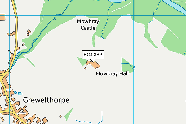 HG4 3BP map - OS VectorMap District (Ordnance Survey) HG4 3BP map - OS VectorMap District (Ordnance Survey)