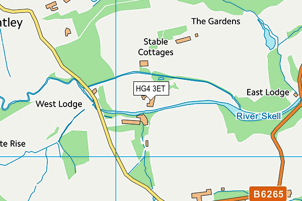 HG4 3ET map - OS VectorMap District (Ordnance Survey) HG4 3ET map - OS VectorMap District (Ordnance Survey)