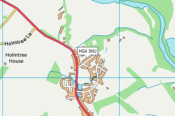 HG4 3HU map - OS VectorMap District (Ordnance Survey) HG4 3HU map - OS VectorMap District (Ordnance Survey)