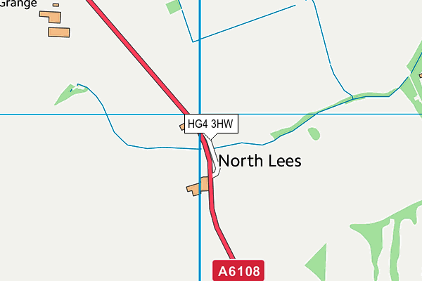 HG4 3HW map - OS VectorMap District (Ordnance Survey) HG4 3HW map - OS VectorMap District (Ordnance Survey)