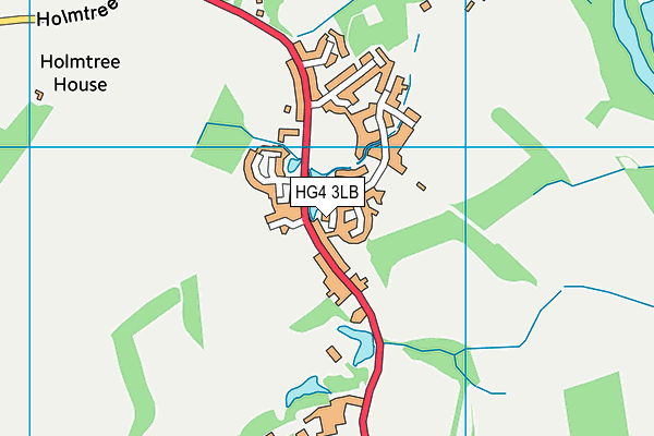HG4 3LB map - OS VectorMap District (Ordnance Survey) HG4 3LB map - OS VectorMap District (Ordnance Survey)