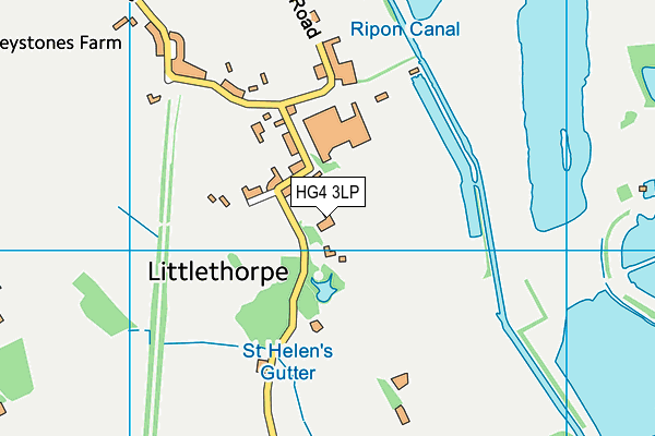 HG4 3LP map - OS VectorMap District (Ordnance Survey) HG4 3LP map - OS VectorMap District (Ordnance Survey)
