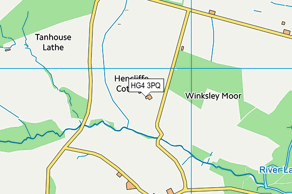 HG4 3PQ map - OS VectorMap District (Ordnance Survey) HG4 3PQ map - OS VectorMap District (Ordnance Survey)