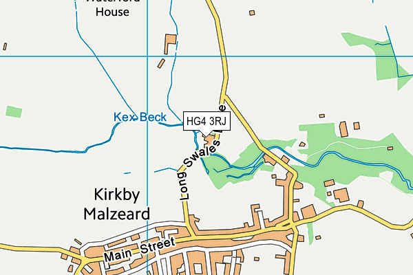 HG4 3RJ map - OS VectorMap District (Ordnance Survey) HG4 3RJ map - OS VectorMap District (Ordnance Survey)