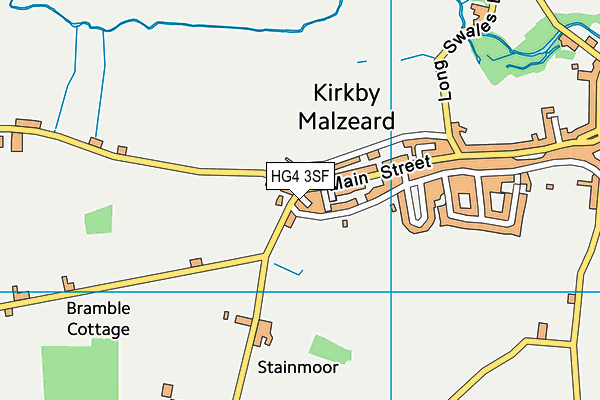 HG4 3SF map - OS VectorMap District (Ordnance Survey) HG4 3SF map - OS VectorMap District (Ordnance Survey)
