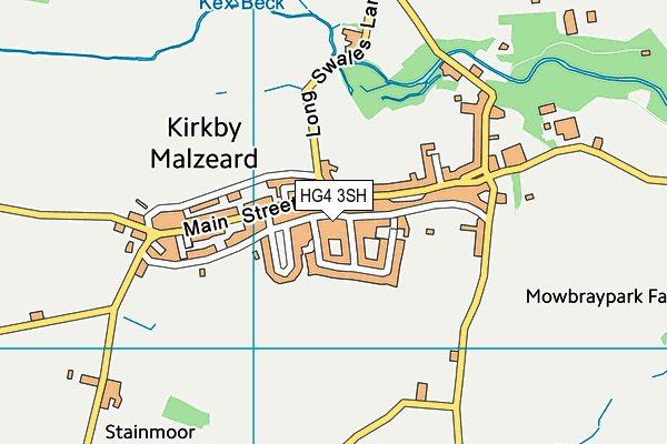 HG4 3SH map - OS VectorMap District (Ordnance Survey) HG4 3SH map - OS VectorMap District (Ordnance Survey)