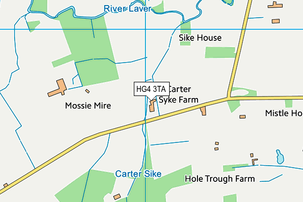 HG4 3TA map - OS VectorMap District (Ordnance Survey) HG4 3TA map - OS VectorMap District (Ordnance Survey)