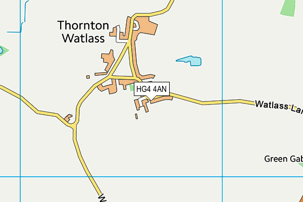 HG4 4AN map - OS VectorMap District (Ordnance Survey) HG4 4AN map - OS VectorMap District (Ordnance Survey)