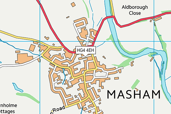 HG4 4EH map - OS VectorMap District (Ordnance Survey) HG4 4EH map - OS VectorMap District (Ordnance Survey)