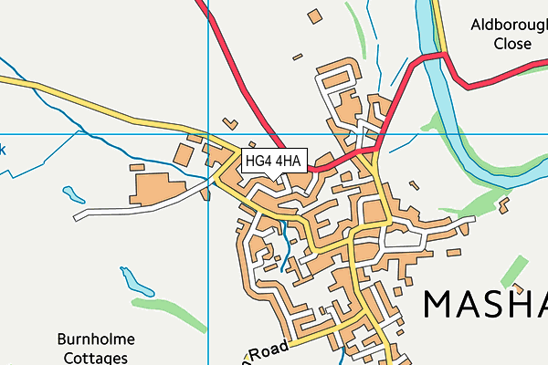 HG4 4HA map - OS VectorMap District (Ordnance Survey) HG4 4HA map - OS VectorMap District (Ordnance Survey)