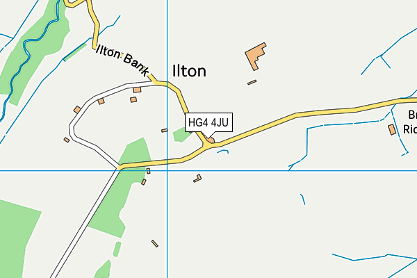 HG4 4JU map - OS VectorMap District (Ordnance Survey) HG4 4JU map - OS VectorMap District (Ordnance Survey)