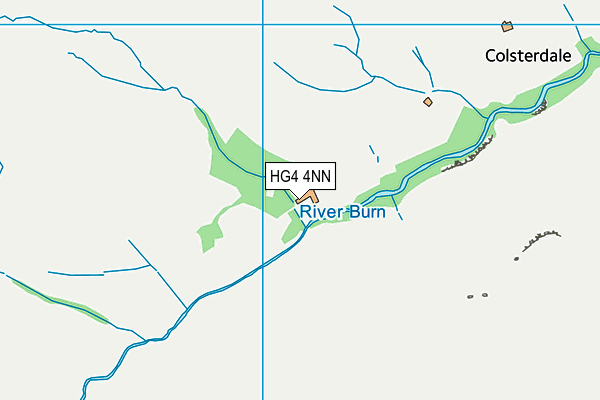 HG4 4NN map - OS VectorMap District (Ordnance Survey) HG4 4NN map - OS VectorMap District (Ordnance Survey)
